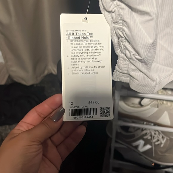 Lululemon Ribbed Rulu shirt - Picture 3 of 3